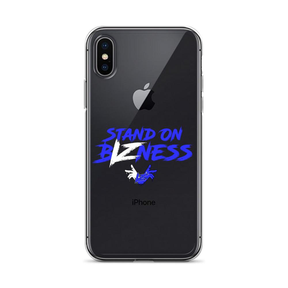 Izaiah Gathings “BIZNESS” iPhone Case - Fan Arch