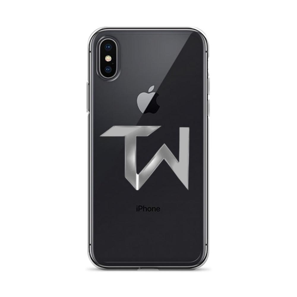 Tre White  "TW" iPhone Case - Fan Arch