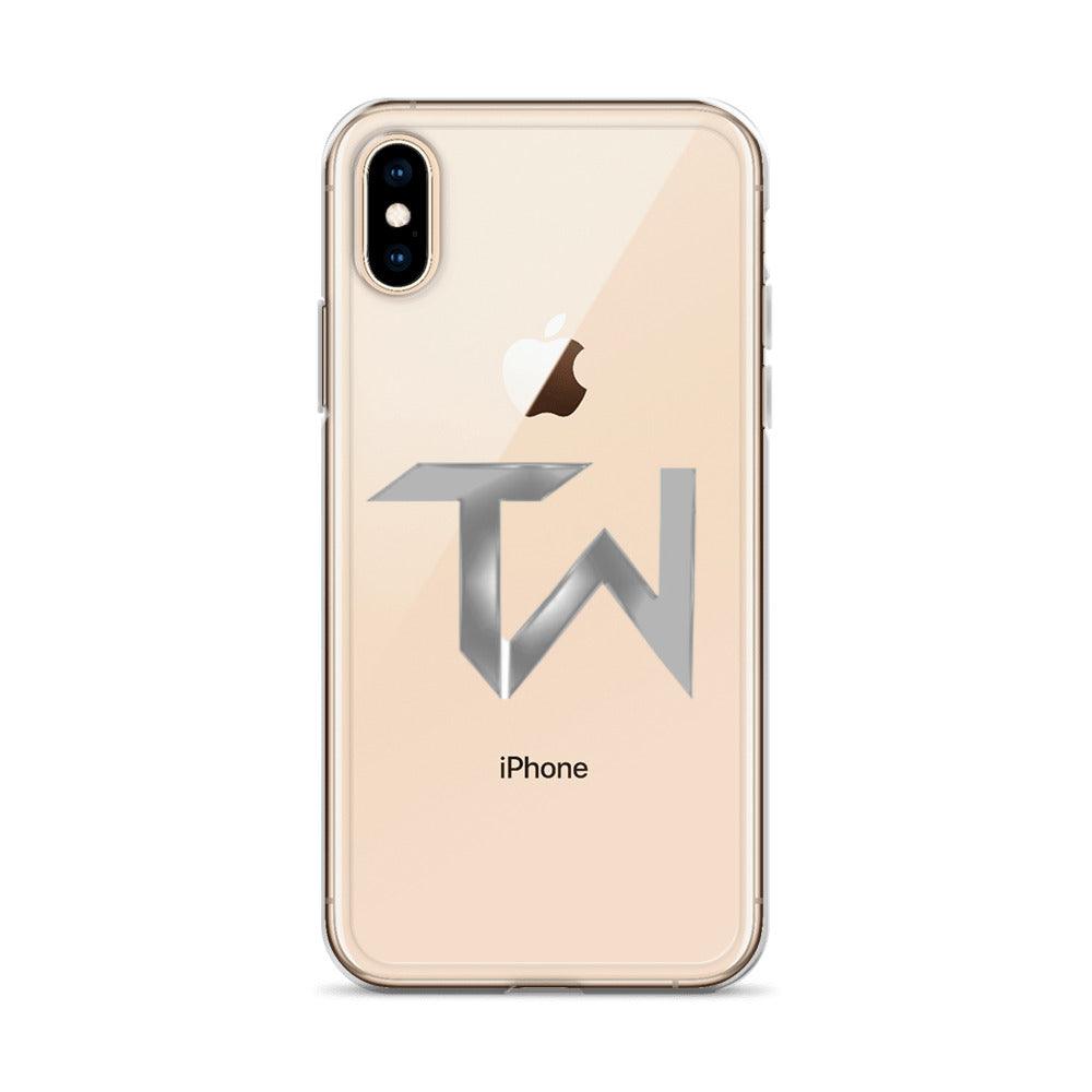 Tre White  "TW" iPhone Case - Fan Arch