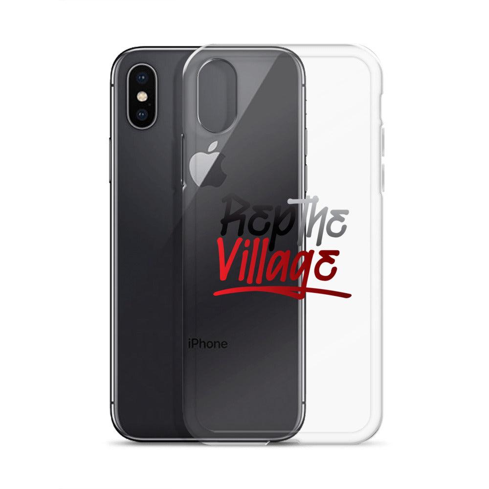 Delrick Abrams Jr. "Rep The Village" iPhone Case - Fan Arch