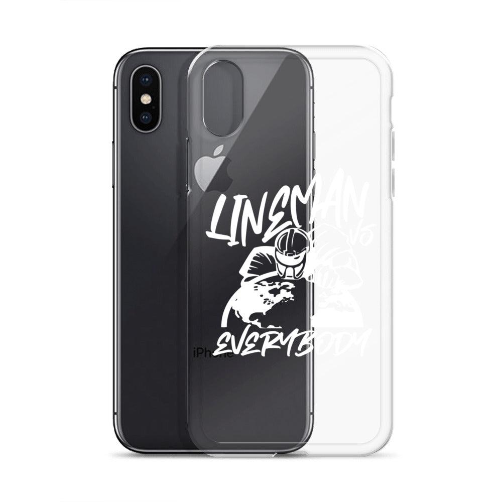 Leon Searcy "Lineman Vs. Everybody" iPhone Case - Fan Arch