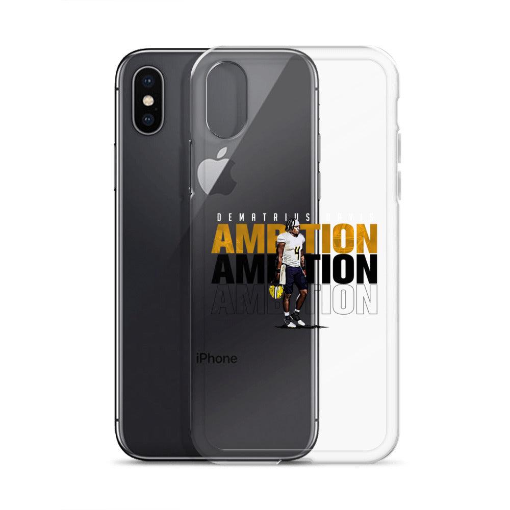 Dematrius Davis "Ambitions" iPhone Case - Fan Arch