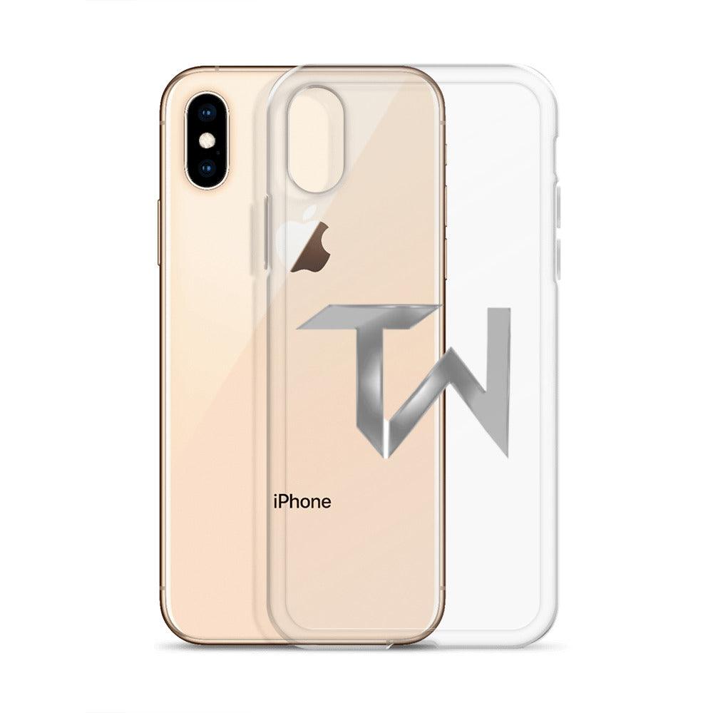 Tre White  "TW" iPhone Case - Fan Arch