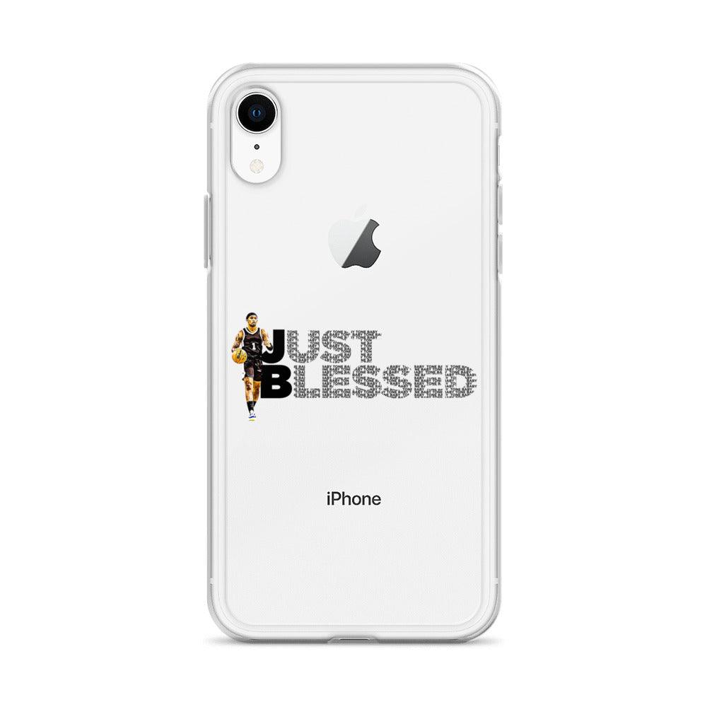 Jordan Burns "Just Blessed" iPhone Case - Fan Arch