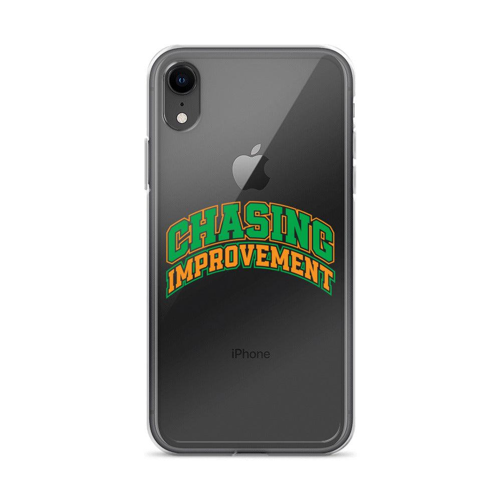 Ashton Washington "Chasing Improvement" iPhone Case - Fan Arch