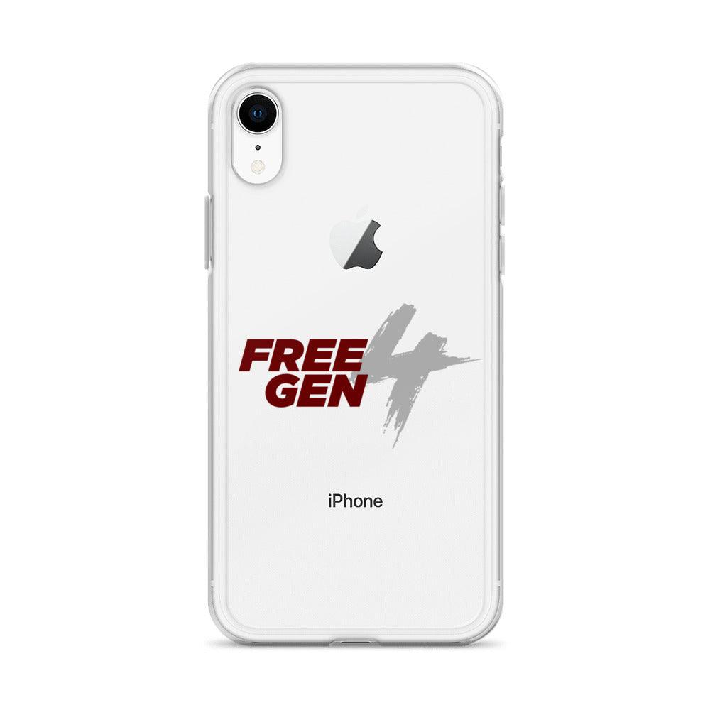 DeCarlos Nicholson "Free Gen4" iPhone Case - Fan Arch