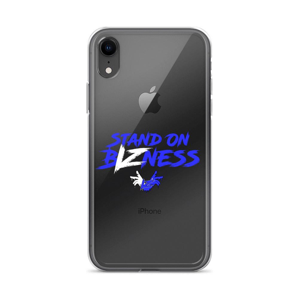 Izaiah Gathings “BIZNESS” iPhone Case - Fan Arch