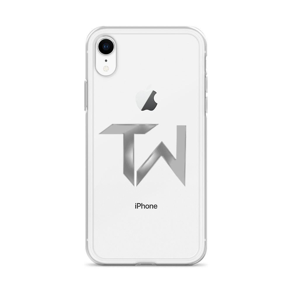 Tre White  "TW" iPhone Case - Fan Arch