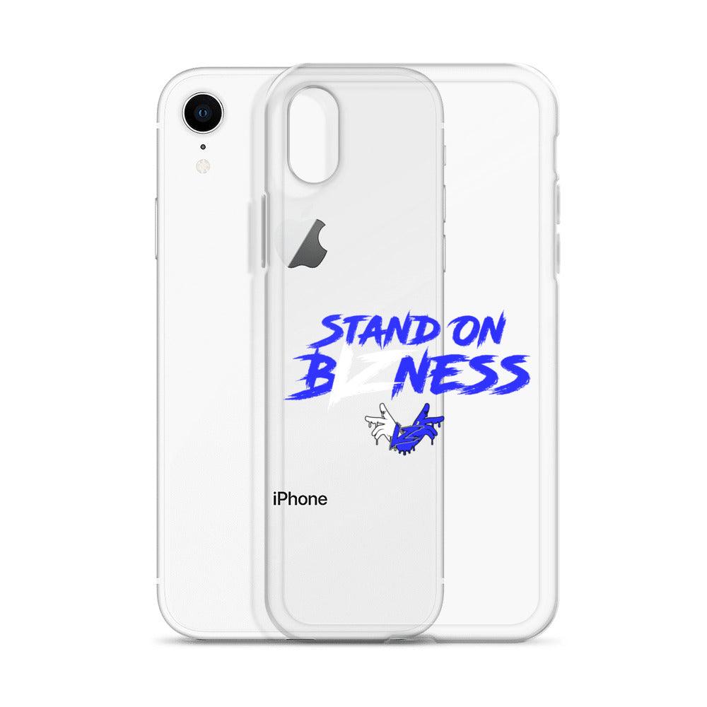 Izaiah Gathings “BIZNESS” iPhone Case - Fan Arch