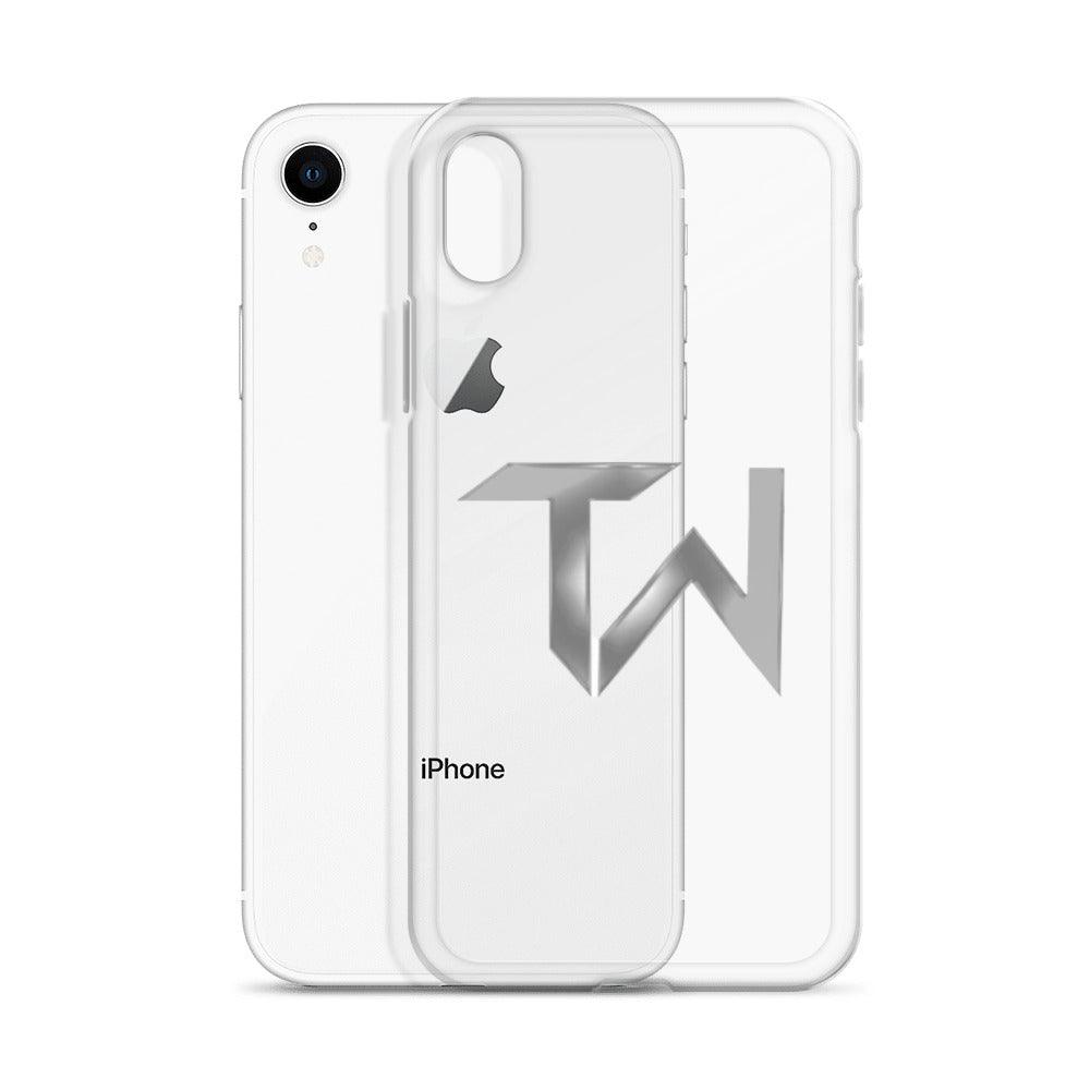 Tre White  "TW" iPhone Case - Fan Arch