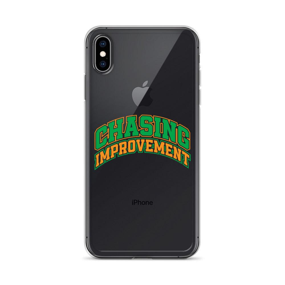 Ashton Washington "Chasing Improvement" iPhone Case - Fan Arch