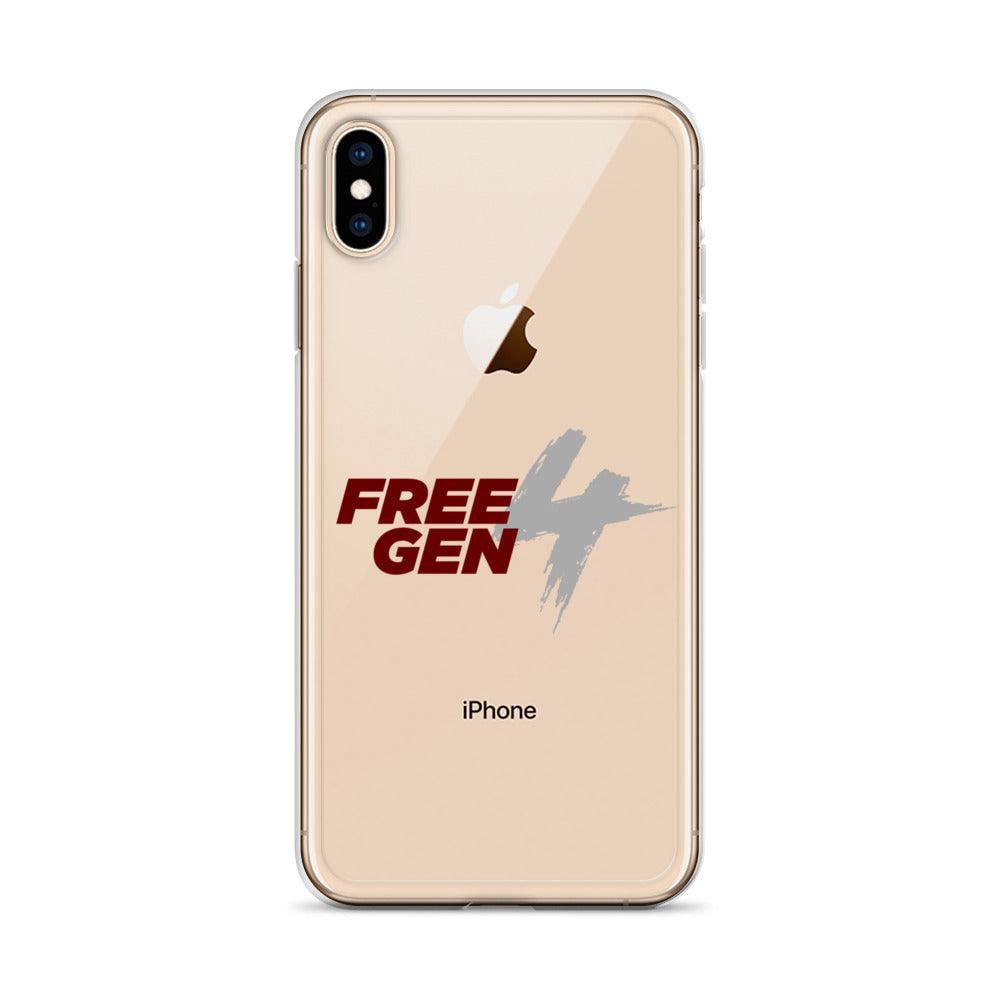 DeCarlos Nicholson "Free Gen4" iPhone Case - Fan Arch