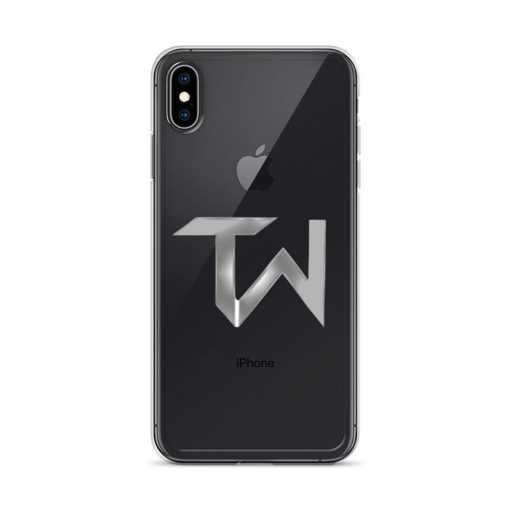 Tre White  "TW" iPhone Case - Fan Arch