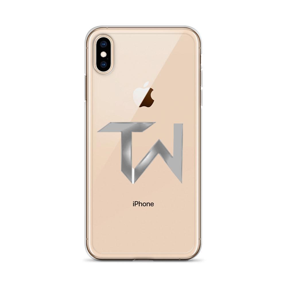 Tre White  "TW" iPhone Case - Fan Arch