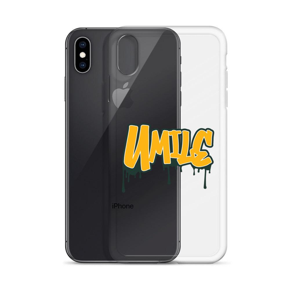 Tedarrell Slaton Jr. “UMILE” iPhone Case - Fan Arch