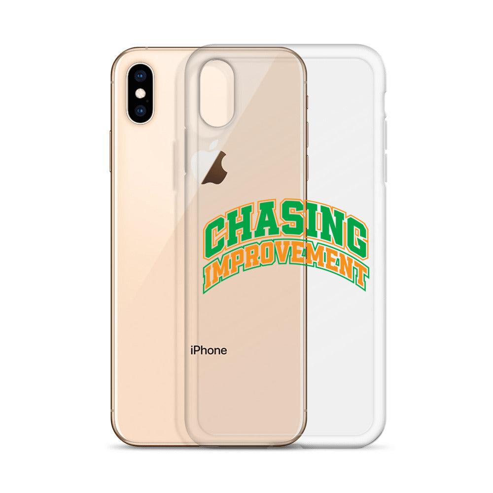 Ashton Washington "Chasing Improvement" iPhone Case - Fan Arch