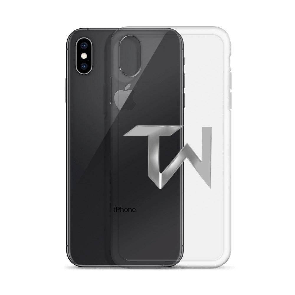 Tre White  "TW" iPhone Case - Fan Arch