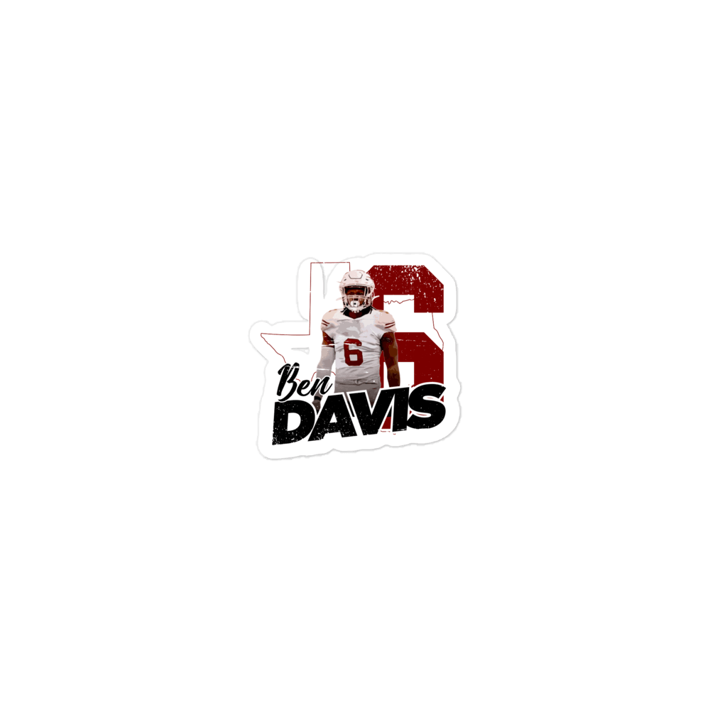 Ben Davis "Gameday" sticker - Fan Arch