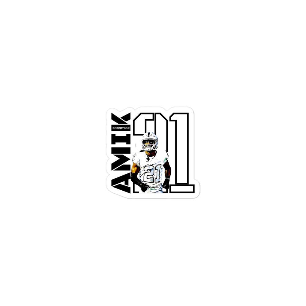 Amik Robertson "Amik" sticker - Fan Arch