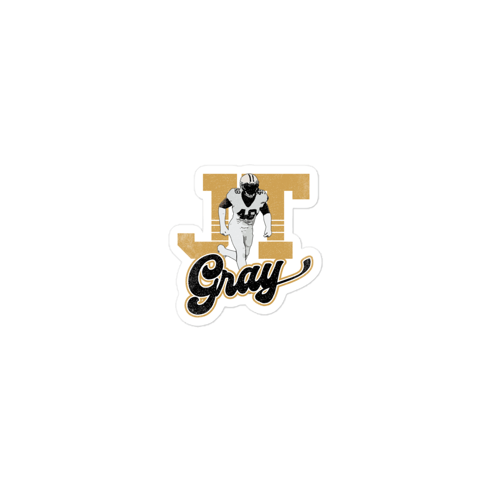 Jt Gray "Throwback" sticker - Fan Arch