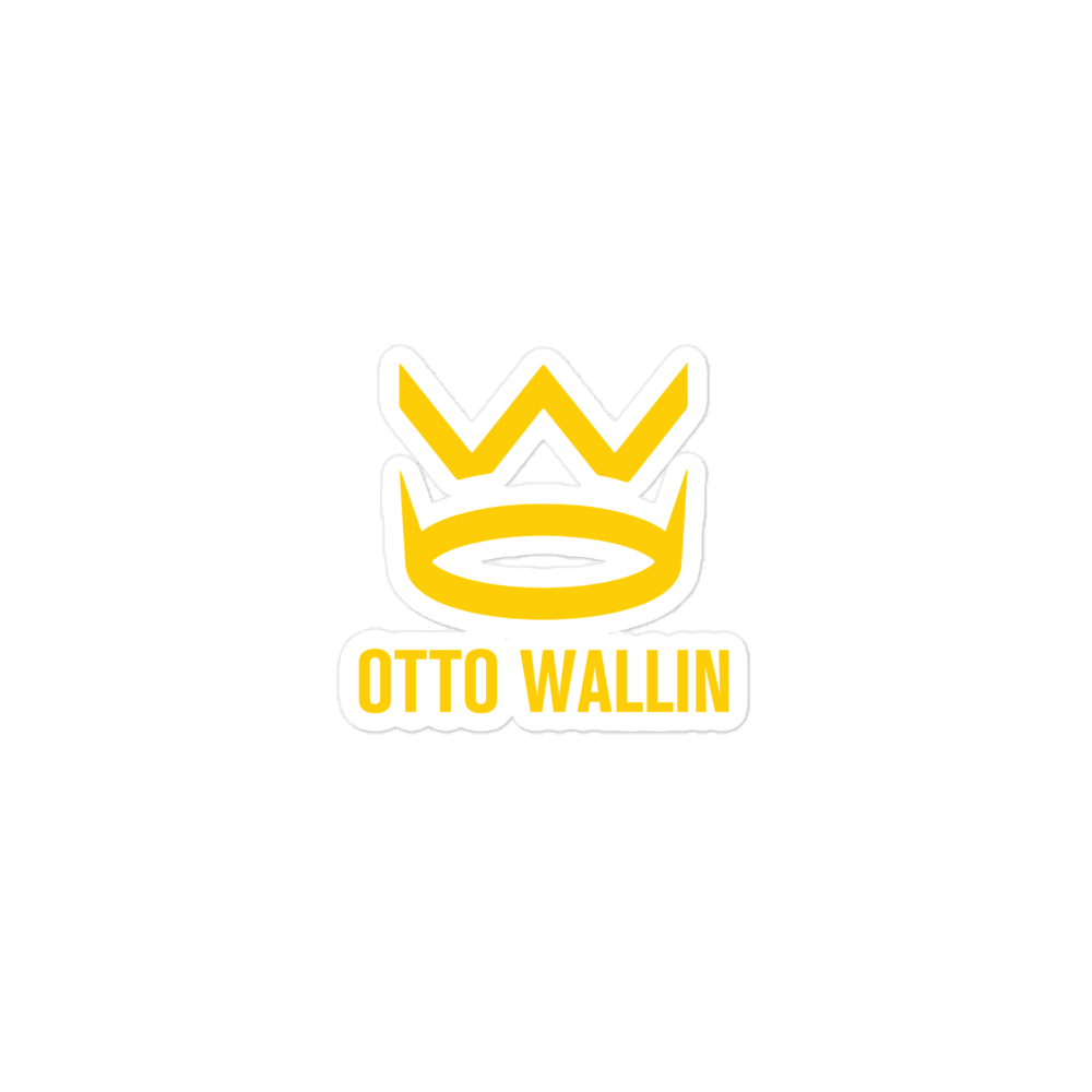 Otto Wallin " King " sticker - Fan Arch