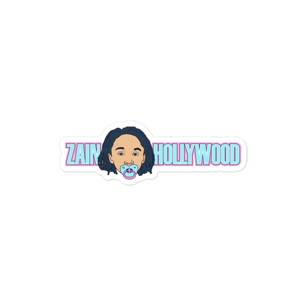 Zain Hollywood "Pacifier" sticker - Fan Arch