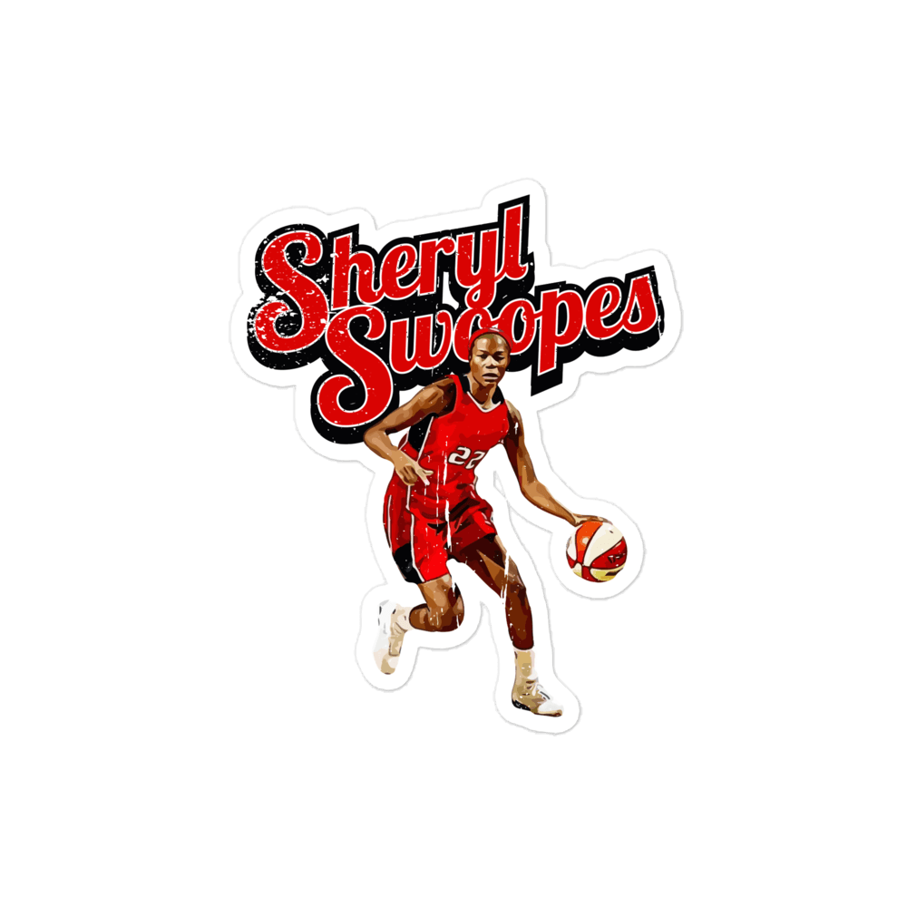 Sheryl Swoopes "Throwback" sticker - Fan Arch