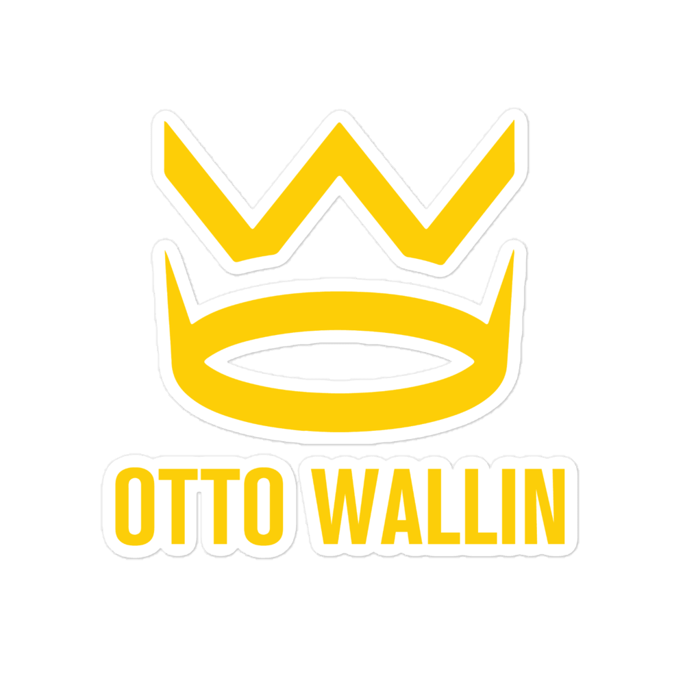 Otto Wallin " King " sticker - Fan Arch