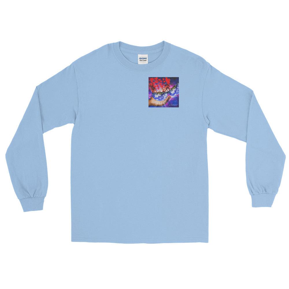 David E. Wilson "4FindLove Double Sided" Long Sleeve Shirt - Fan Arch