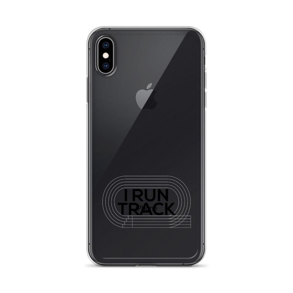 Muna Lee "I RUN TRACK"  iPhone Case - Fan Arch