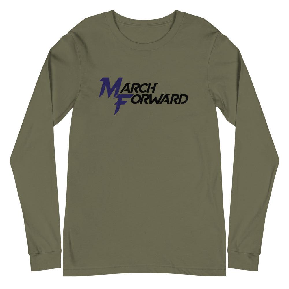 Justin March "March Forward" Long Sleeve T-Shirt - Fan Arch