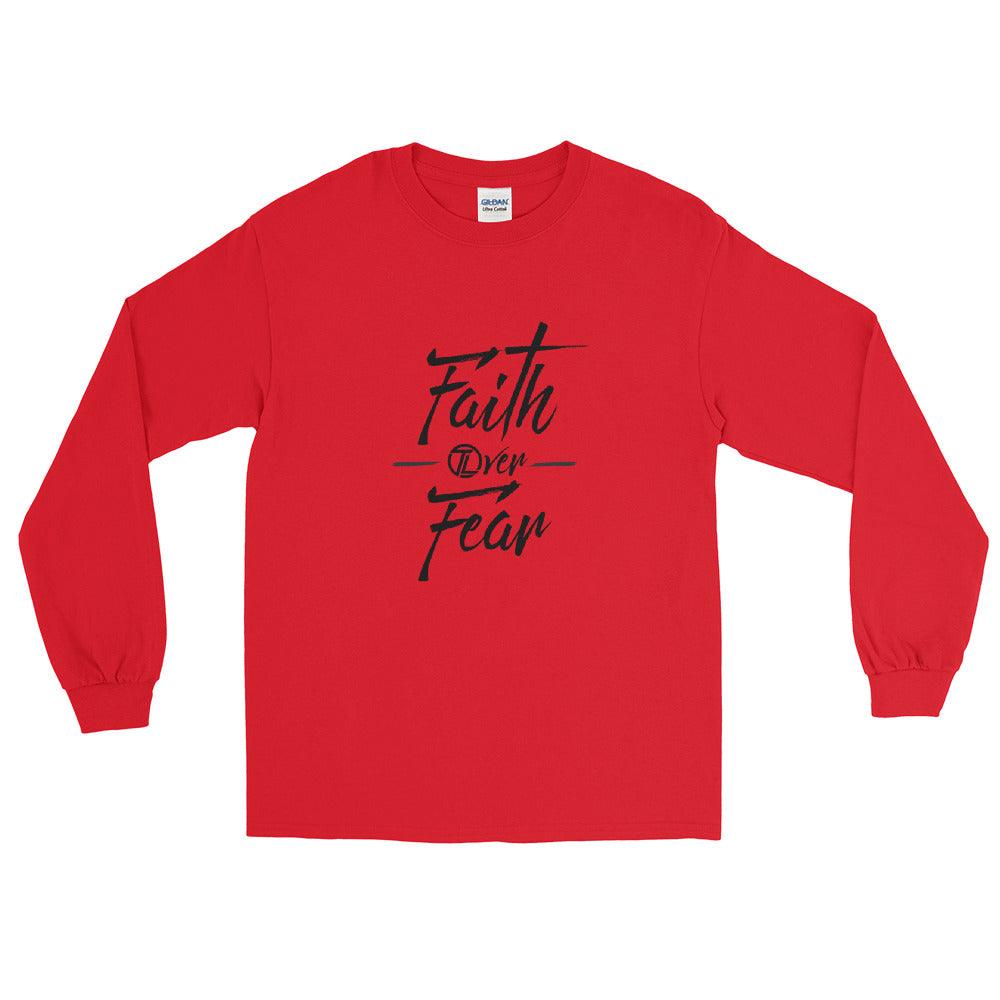 Todd Lott "Faith Over Fear" Long Sleeve Shirt - Fan Arch
