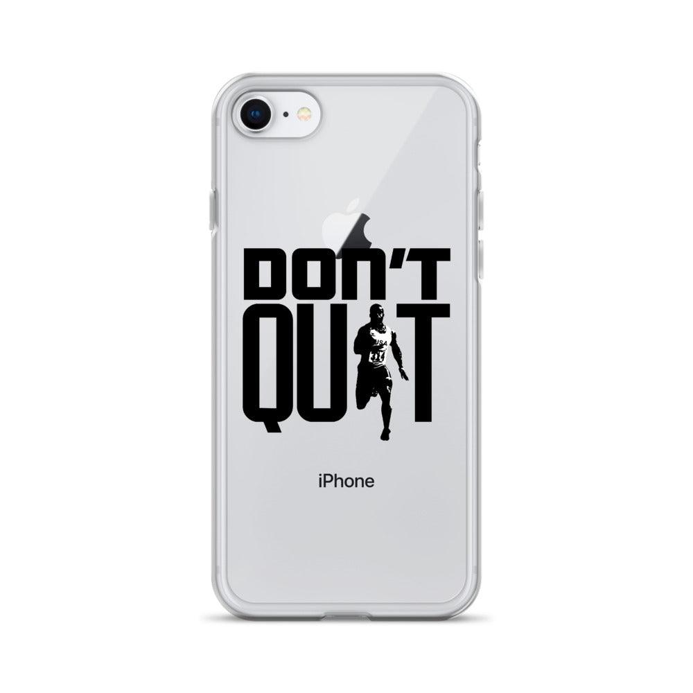 Coby Miller "Don't Quit" iPhone Case - Fan Arch