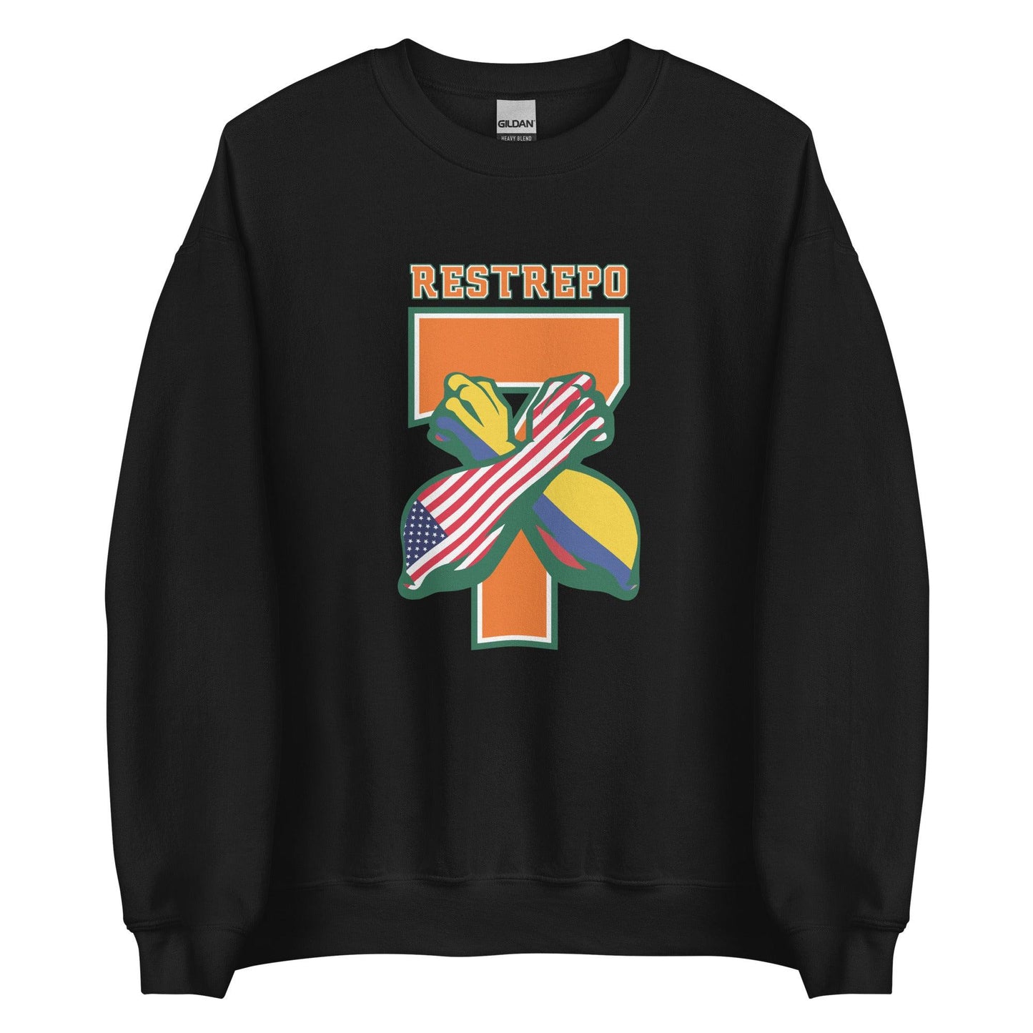 Xavier Restrepo "Represent" Sweatshirt - Fan Arch