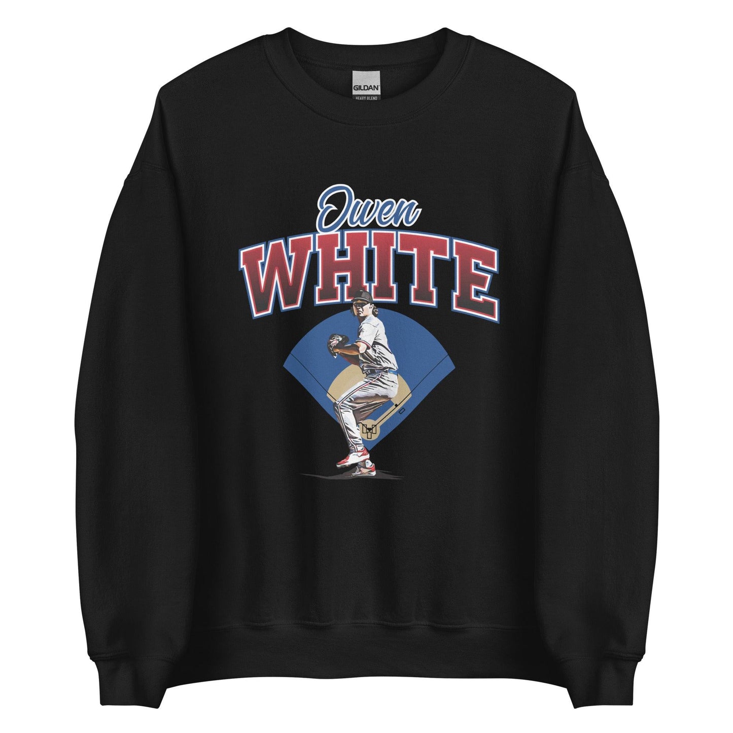 Owen White “Essential” Sweatshirt - Fan Arch