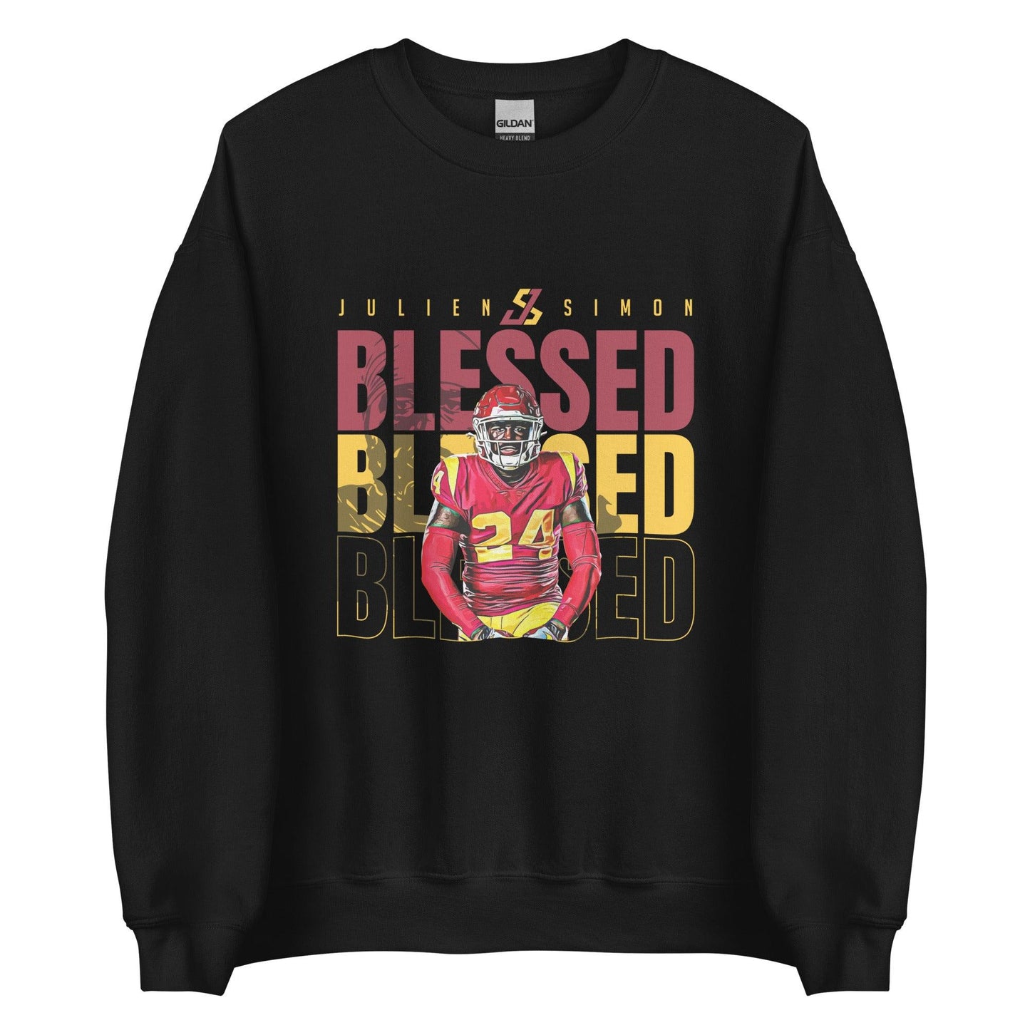 Julien Simon "Blessed" Sweatshirt - Fan Arch