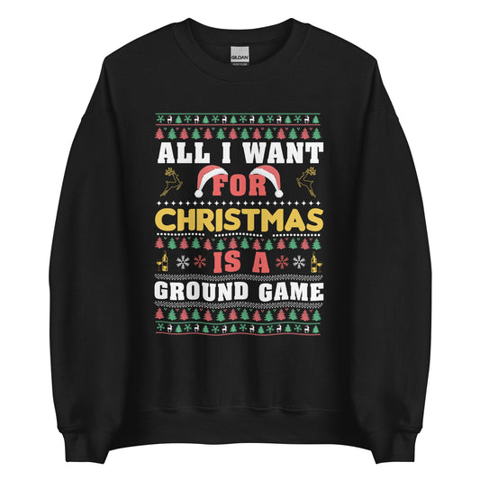 Ugly Holiday Sweaters “Ground Game” - Fan Arch