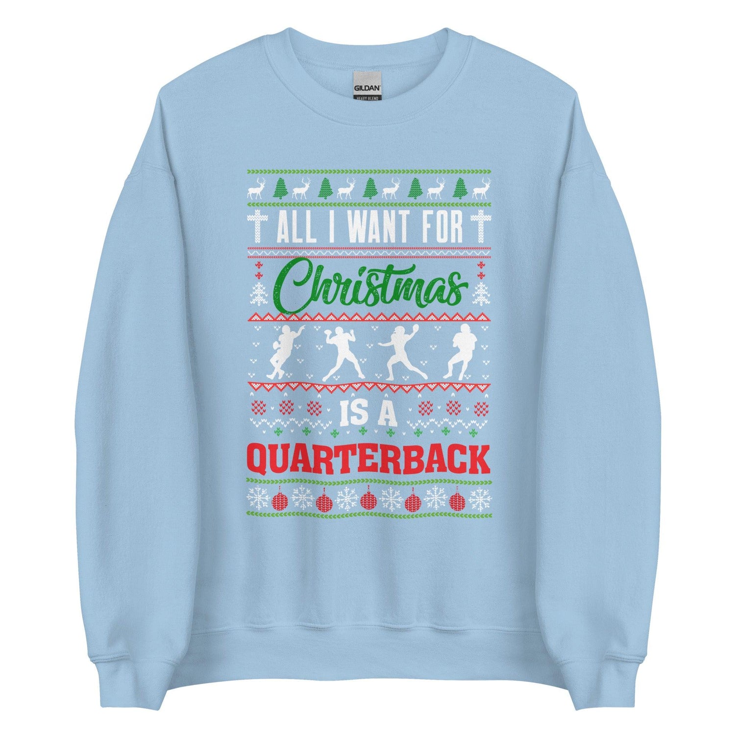 Ugly Holiday Sweaters “No Quarterback” - Fan Arch