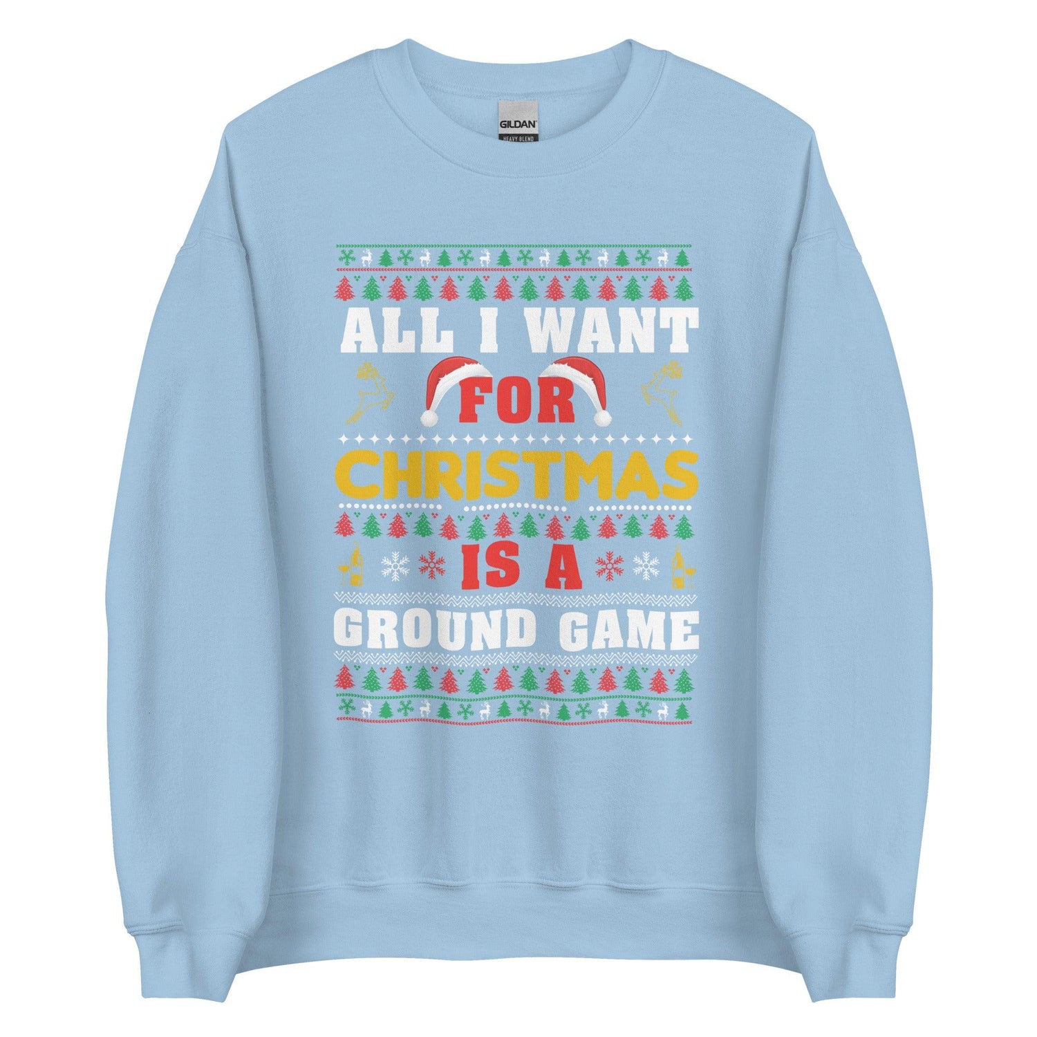 Ugly Holiday Sweaters “Ground Game” - Fan Arch