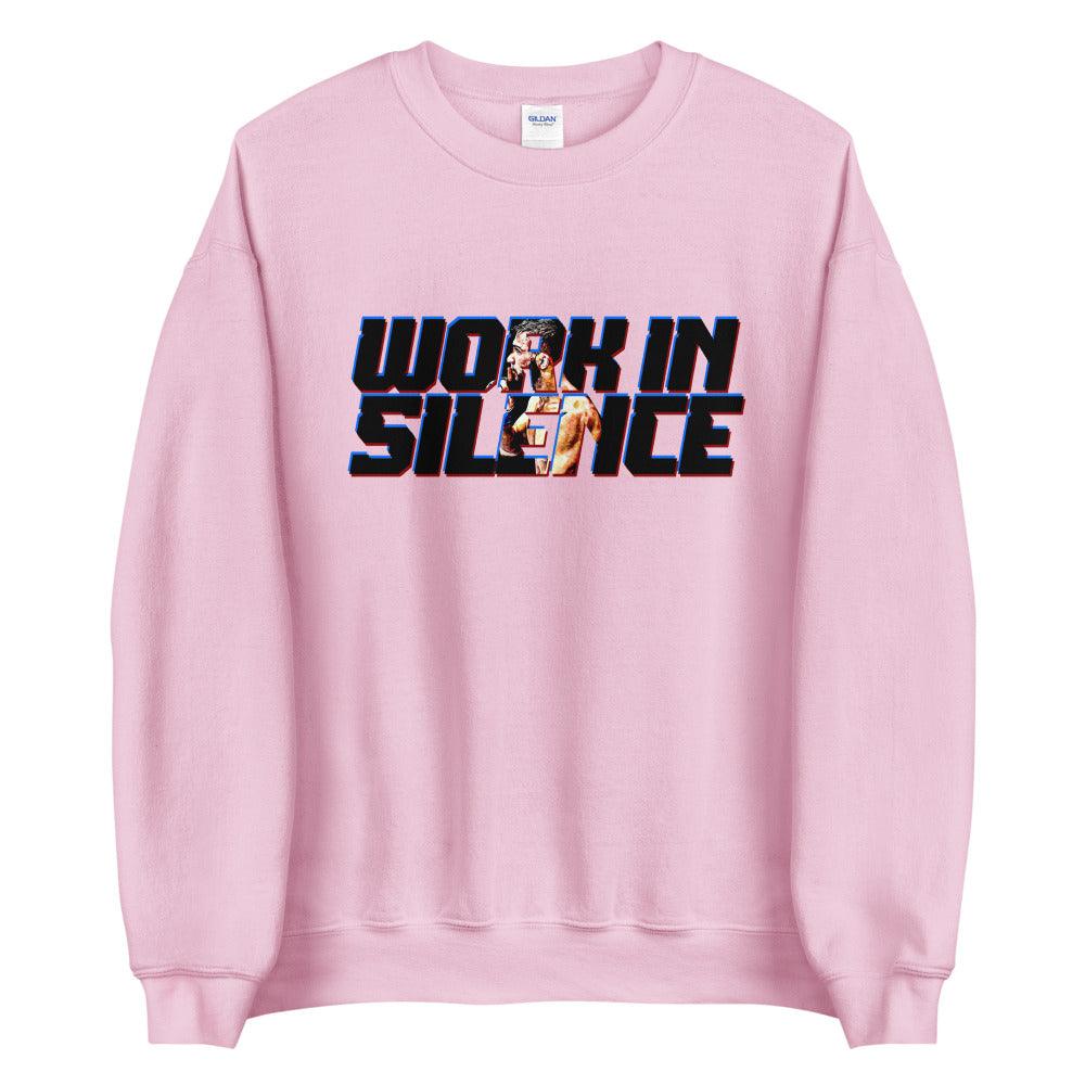 Saidyokub Kakhramonov "Work In Silence" Sweatshirt - Fan Arch