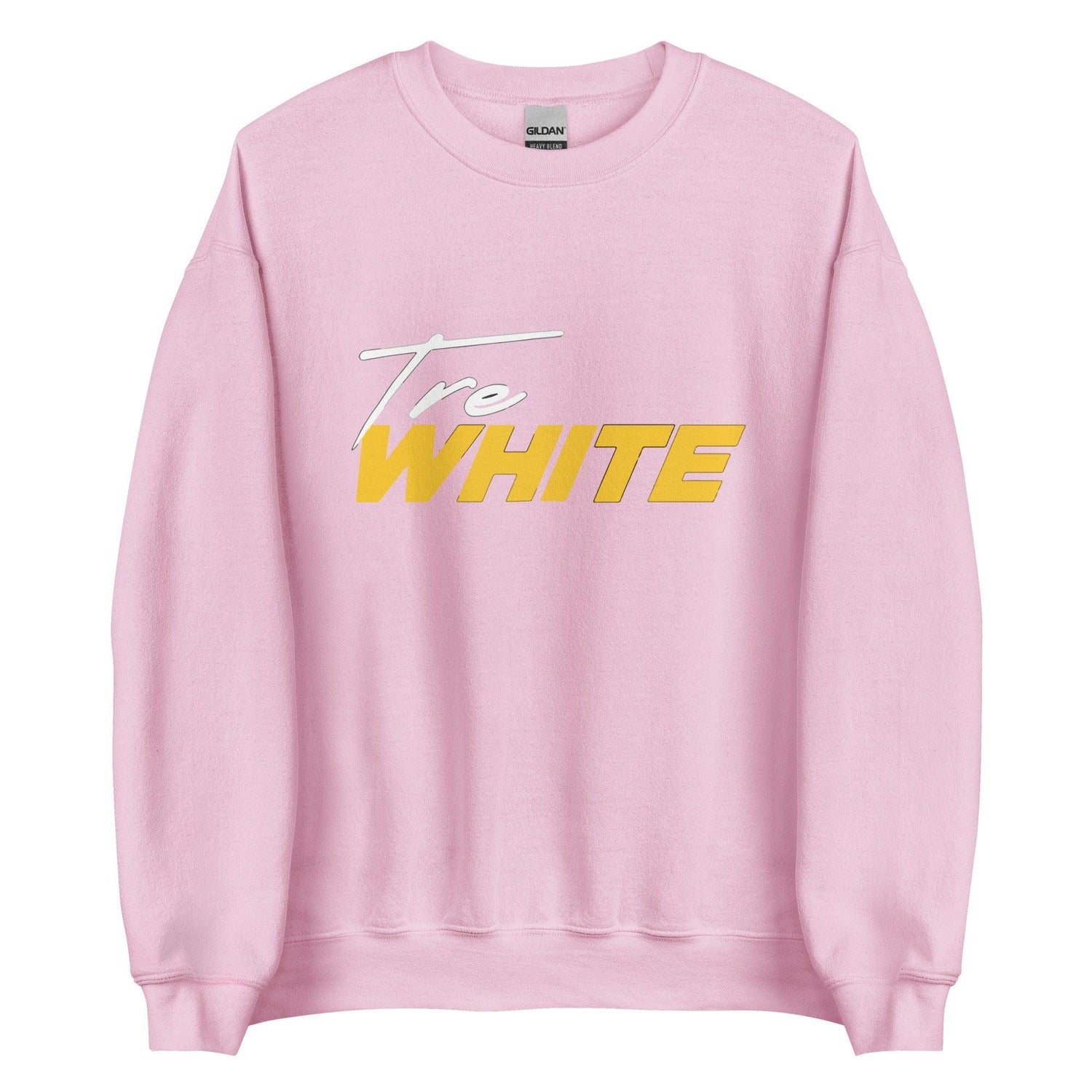 Tre White "Signature" Sweatshirt - Fan Arch
