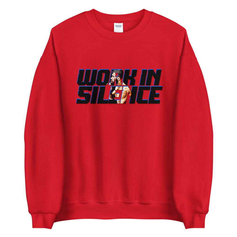 Saidyokub Kakhramonov "Work In Silence" Sweatshirt - Fan Arch