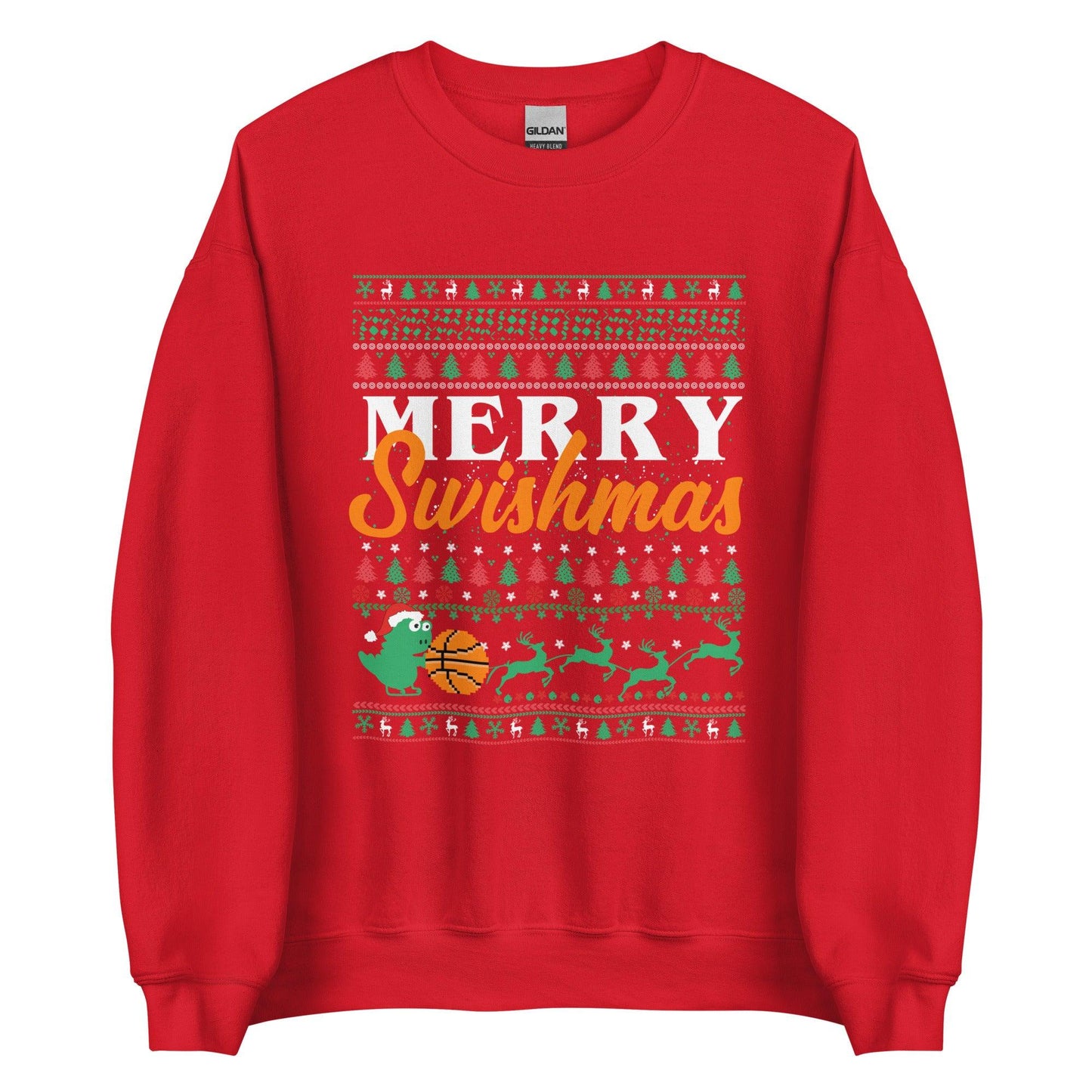 Ugly Holiday Sweaters “Merry Swishmas” - Fan Arch