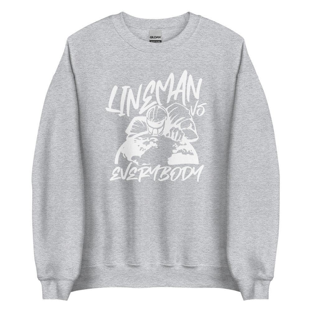 Leon Searcy "Lineman Vs. Everybody" Sweatshirt - Fan Arch