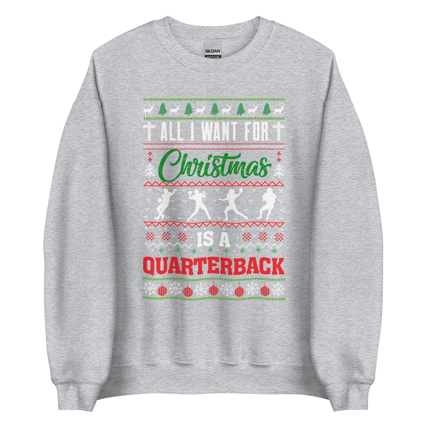 Ugly Holiday Sweaters “No Quarterback” - Fan Arch