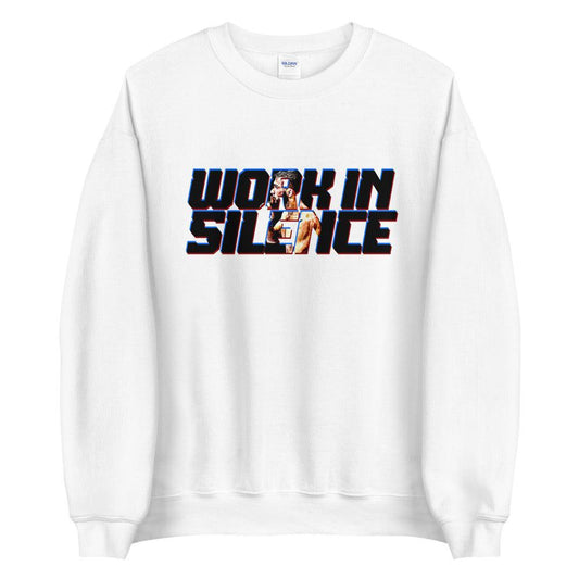 Saidyokub Kakhramonov "Work In Silence" Sweatshirt - Fan Arch