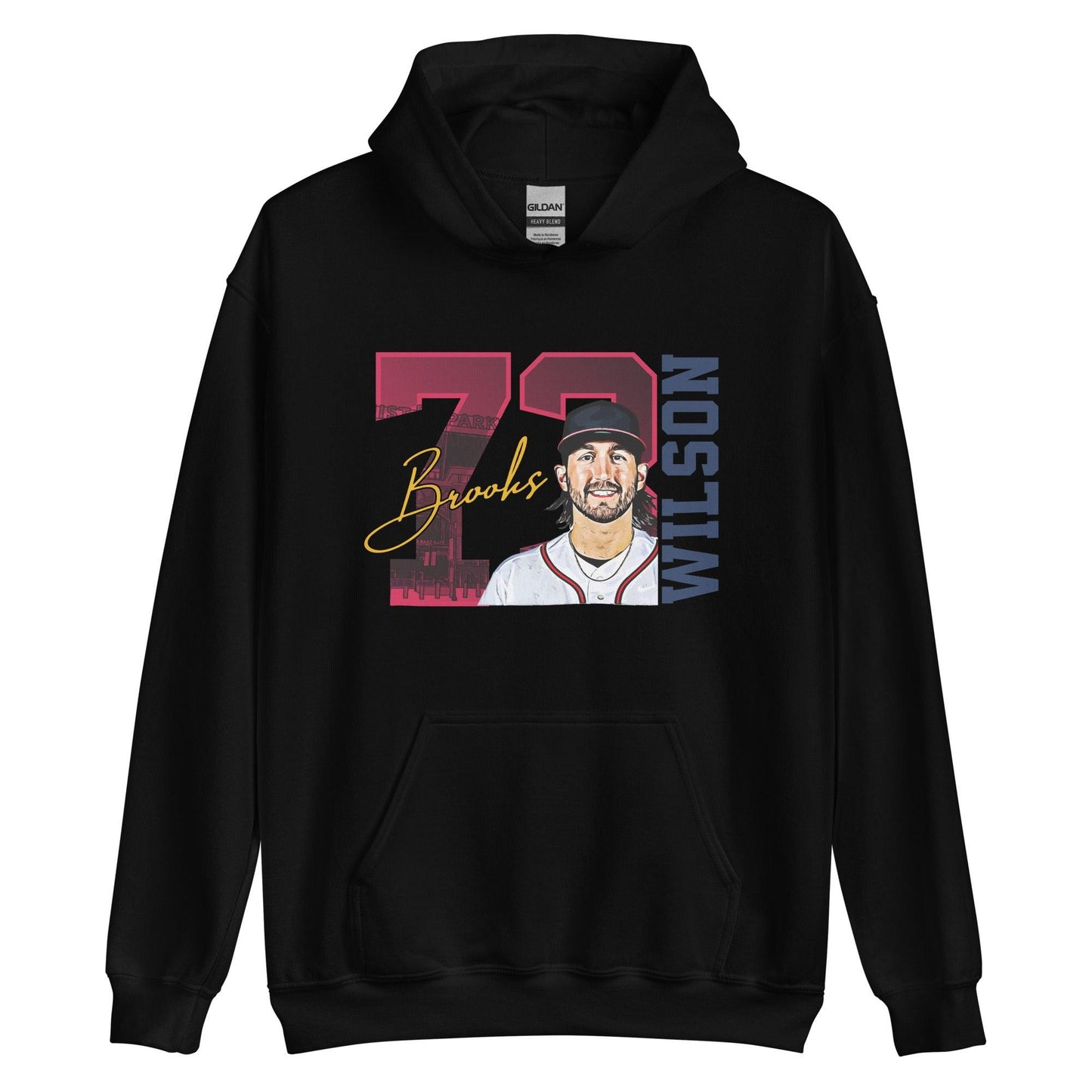 Brooks Wilson "Lineup" Hoodie - Fan Arch