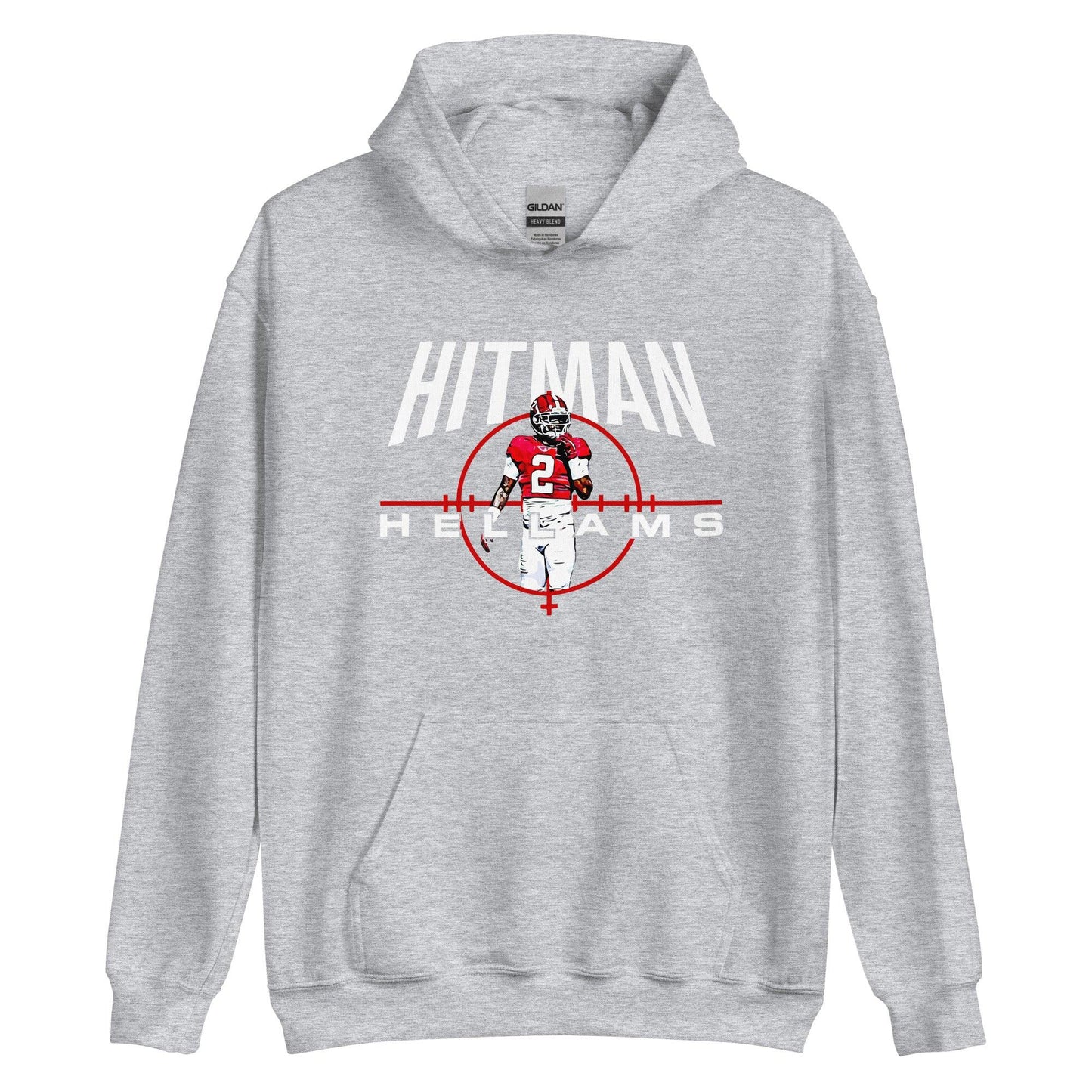 DeMarcco Hellams "Hitman" Hoodie - Fan Arch