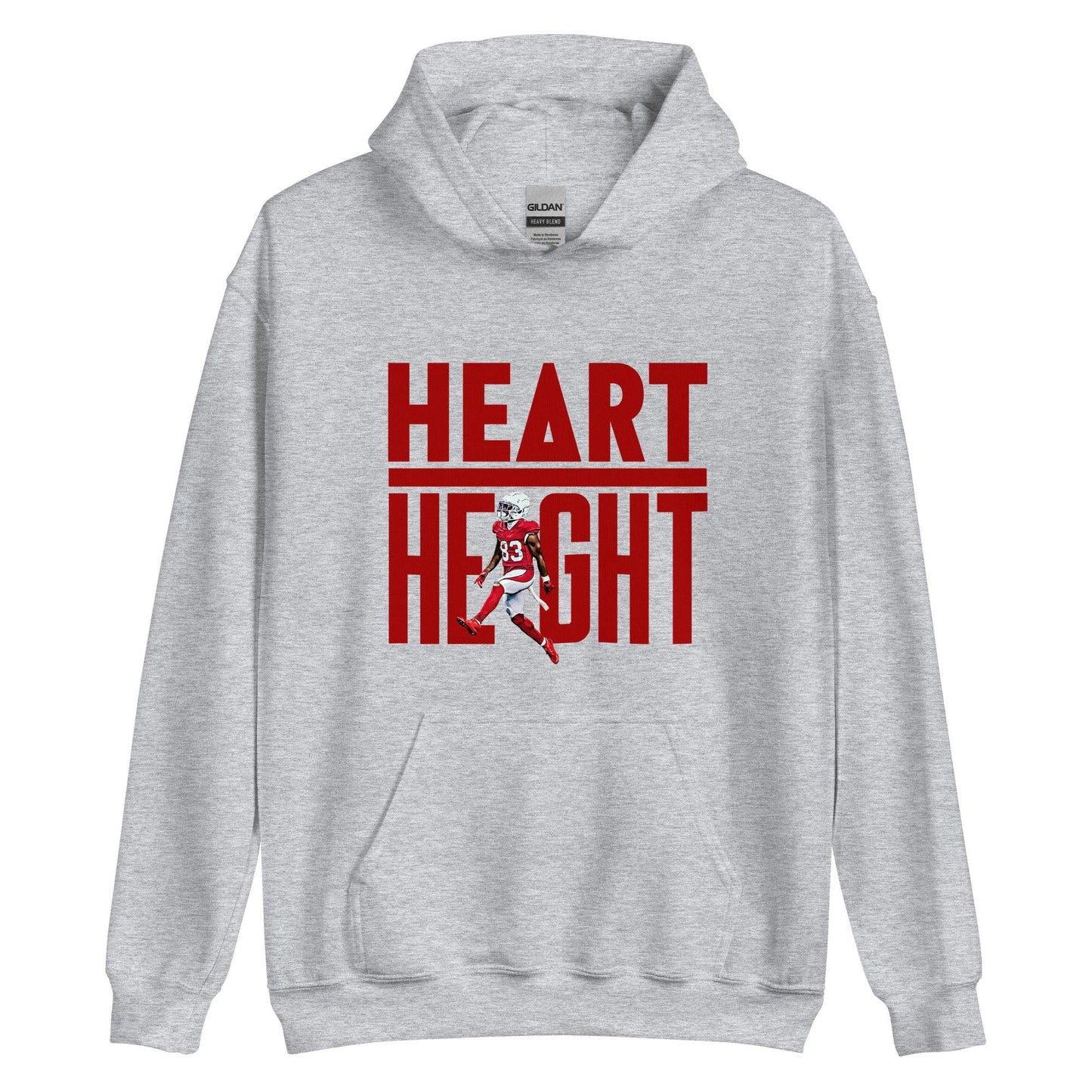 Greg Dortch "Heart Over Height" Hoodie - Fan Arch