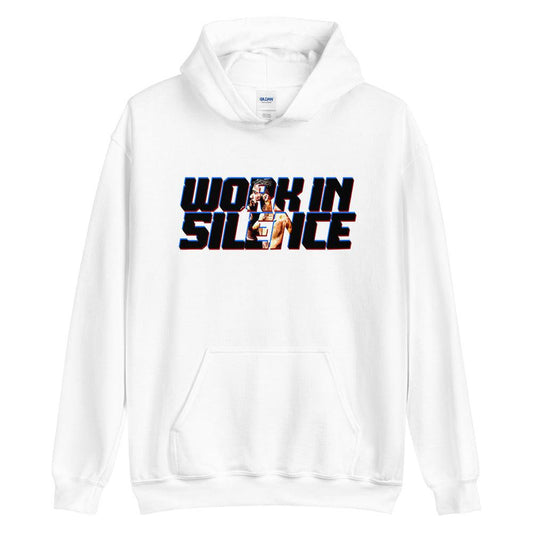 Saidyokub Kakhramonov "Work In Silence" Hoodie - Fan Arch